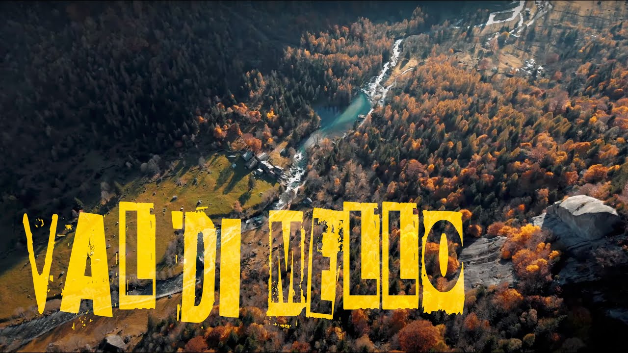 VAL DI MELLO -- I COLORI AUTUNNALI -- DRONE -- CINEMATIC -- 4K