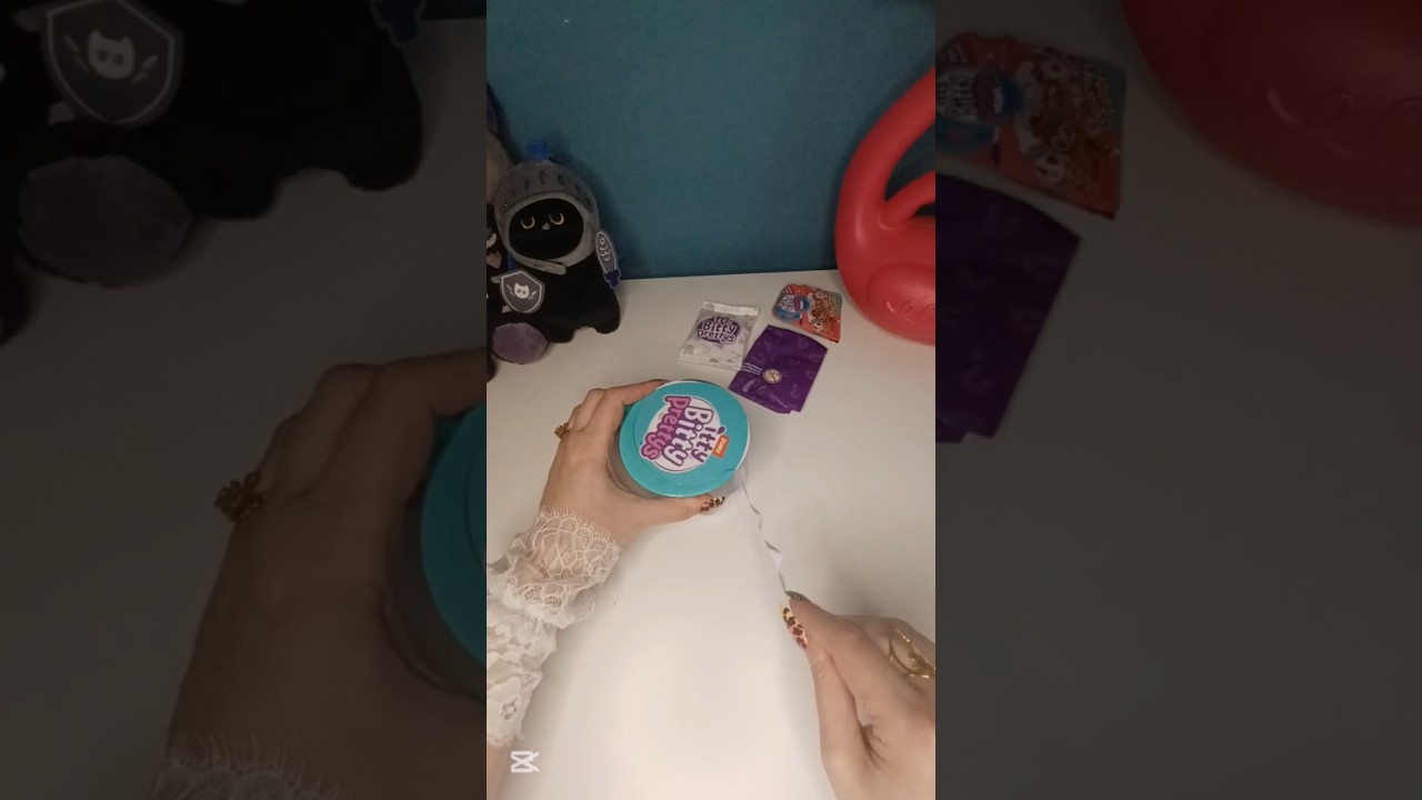 ASMR Unboxing Zuru Itty Bitty Prettys Doll 🩵🩷🩵🩷 Mini me 😂🤘🏻 
