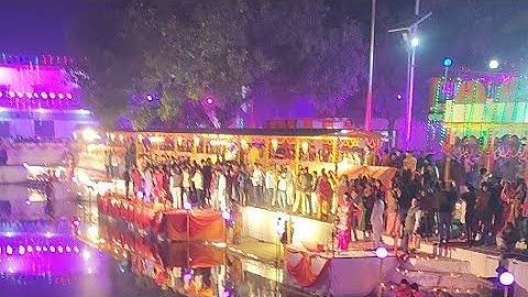 त्रिलोचन महादेव देव दीपावली गंगा आरती लाइव