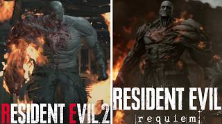 Mr.X (Super Tyrant T-502) Boss Fight Comparison - Resident Evil 2 Remake vs Resident Evil Requiem