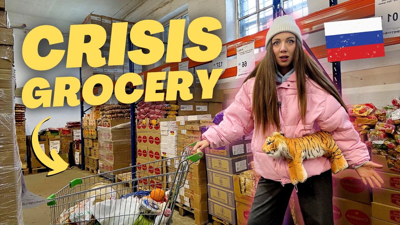 Anti-CRISIS Supermarket in Russia! Anything less than $1? 🤯 | Russia Vlog