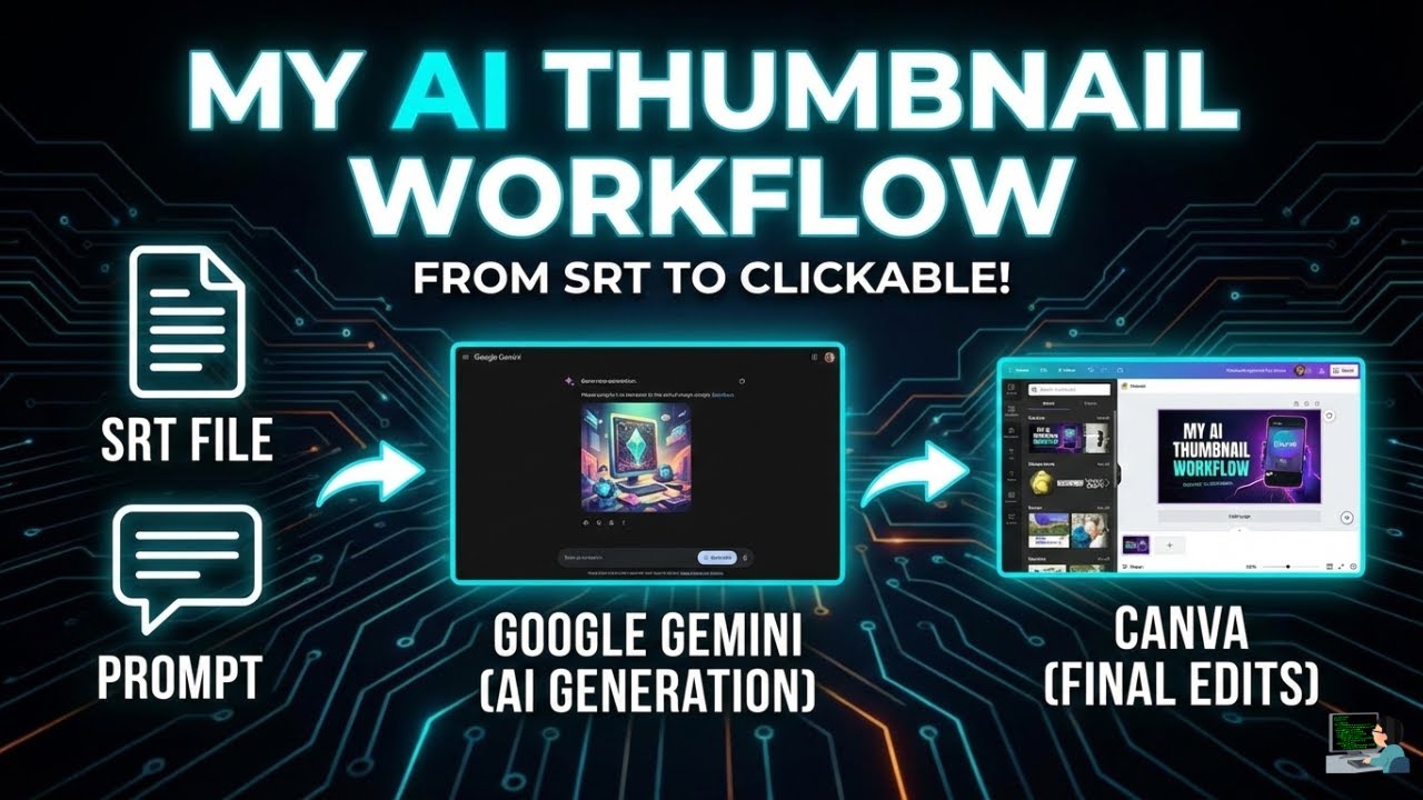 Generate YouTube Thumbnails from SRT in 2 Minutes
