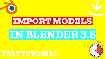How to Import Models into Blender