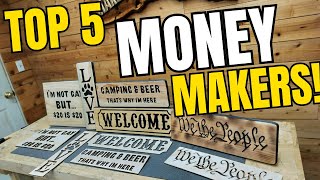 5 Simple Projects That Sell BIG!! - Woodworking Side Hustle