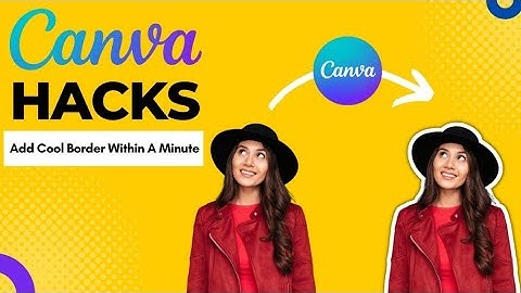 Canva hacks |Add a white border to the image in "CANVA" within a minute| Canva tips & tricks #canva