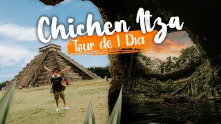 Chichen Itza Mexico Tour de 1 Dia 🔥 | Chichen Itza, Cenote, Valladolid 3x1