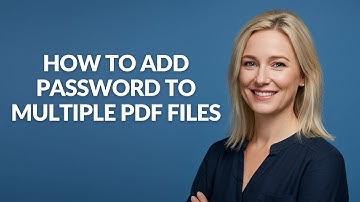 How to Add Password to Multiple Pdf Files - Julia