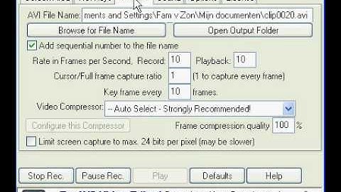 Best Hypercam 2 settings to record from your computer