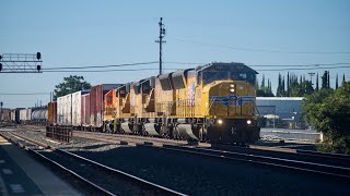 Saturday Railfanning Across Stockton, CA, with CFNR, H1, NS, and Amtrak Doubleheader!