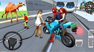 New Blue Bike For Parking - 3d Driving Class android game play || Car Game #gameplay #cargame screenshot 2