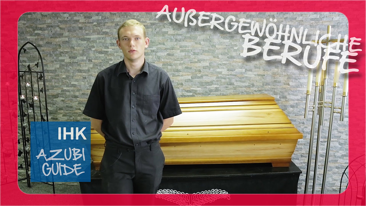 New Update Außergewöhnliche Berufe: Der Bestatter | IHK Azubi Guide