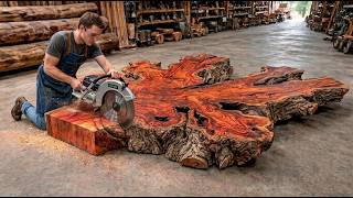 Restoring a Twisted Tree Trunk into a Stunning Natural Masterpiece!