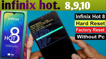 infinix hot 8 lite hard reset x650 | pattern unlock | factory reset | how to remove screen pin lock