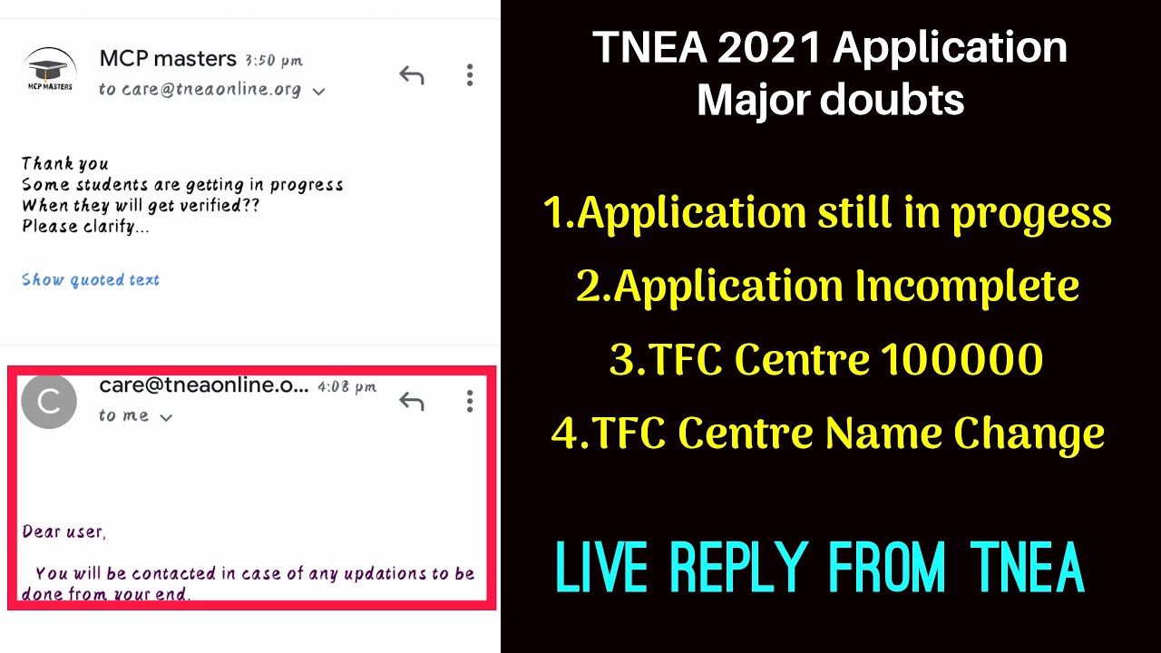 TNEA 2021 Major doubts|Certificate verification in progress|TFC 100000??