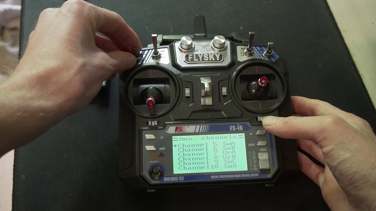 [Tutorial ]Flysky FS i6 10CH Kanalbelegung