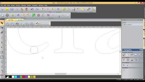 ArtCAM Express   Project 1   Video 8   2D Toolpath Overview