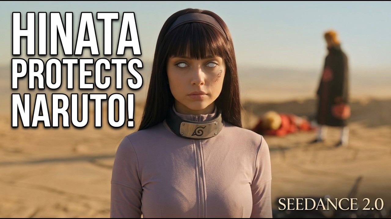Naruto & Hinata vs Pain – Emotional Live Action AI Scene ( Seedance 2.0 + Higgsfield Cinema 2)