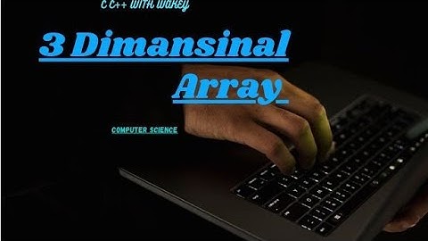 3D Array in c++ in Urdu/Hindi
