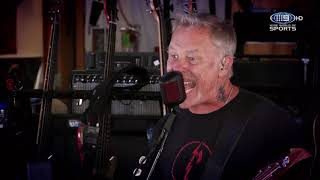 Metallica - Enter Sandman - Friday Night Footy (Australian TV World Exclusive 28-08-2020)