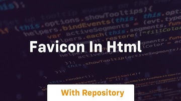 Favicon in html