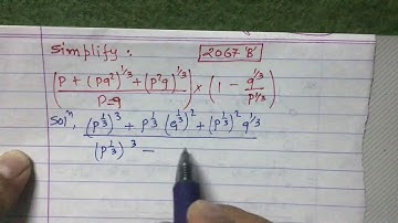 Indices ll SEE Question 2067 B ll IR Simkhada