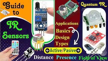 Guide to IR Sensors:Basics,applications,design,types/Distance, Presence,Field of View//Active,Pasive