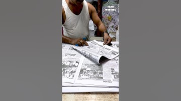 "Daily Newspaper Printing Process" | Small Business Setup | #industry #newspaper