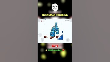 DUO MASS CORNER TROLLING😳 Would you fall for this...? #shorts #agario