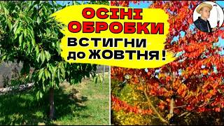 картинка: ВИКОРІНЮЮЧА ОБРОБКА САДУ ВОСЕНИ -  Вересень та Жовтень