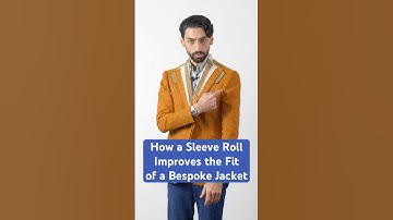 How a Sleeve Roll Improves the Fit of a Bespoke Jacket #bespoketailoring #fittings