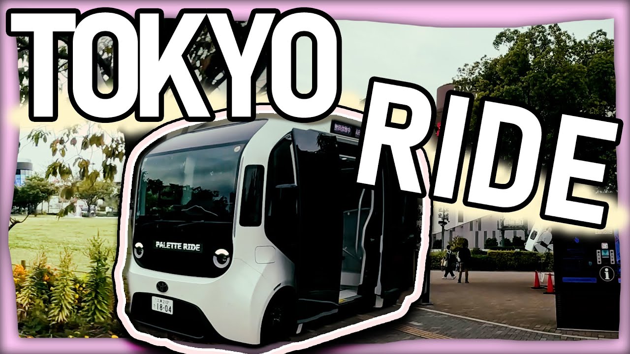 Futuristic Ride: Toyota e-Palette from DiverCity to Toyota Arena Tokyo | Palette Ride Odaiba