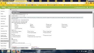 How to Run a Grade Report on Infinite Campus for Your Class