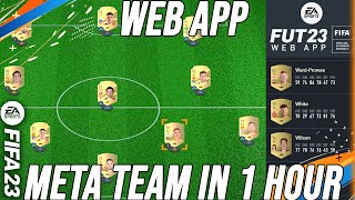 How To Start Web App & Create a META TEAM in an hour (TUTORIAL/GUIDE) - FIFA 23 screenshot 2