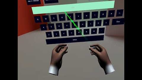 Oculus Quest 2 : VR virtual hands tracking test