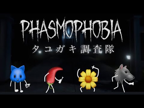 【ホラゲー】心霊スポットタコガキ調査隊_Phasmophobia【VTuber】