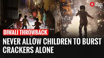 Diwali 2025: This throwback video tells us why kids shouldn’t burst cracker unsupervised