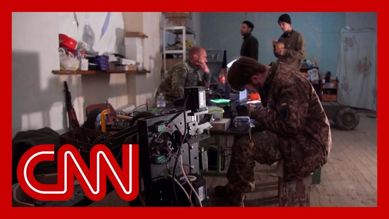 CNN reporter goes inside a secret Ukrainian drone workshop