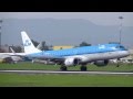 Eerste landing KLM E190 in Florence HD