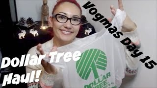 Dollar Tree \& Mini Target Haul | Vlogmas Day 15