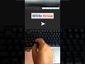white arrow symbol in msword | #windows #typing #computer #keyboard #asmr #tricks #msword