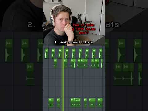 How to make a tech house beat? #tutorial #howto #producing