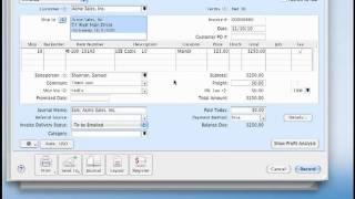 Creating an Invoice from a Bill