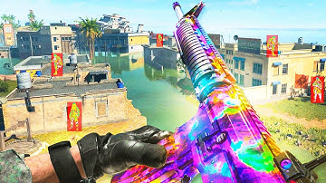 the *NO RECOIL* M4 in WARZONE like CHEATING.. 😳 (Best M4 Class Setup)