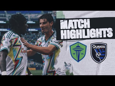 MATCH HIGHLIGHTS: Seattle Sounders FC vs San Jose Earthquakes | July 19, 2025
