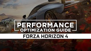 Forza Horizon 4 - How to Reduce/Fix Lag and Boost & Improve Performance