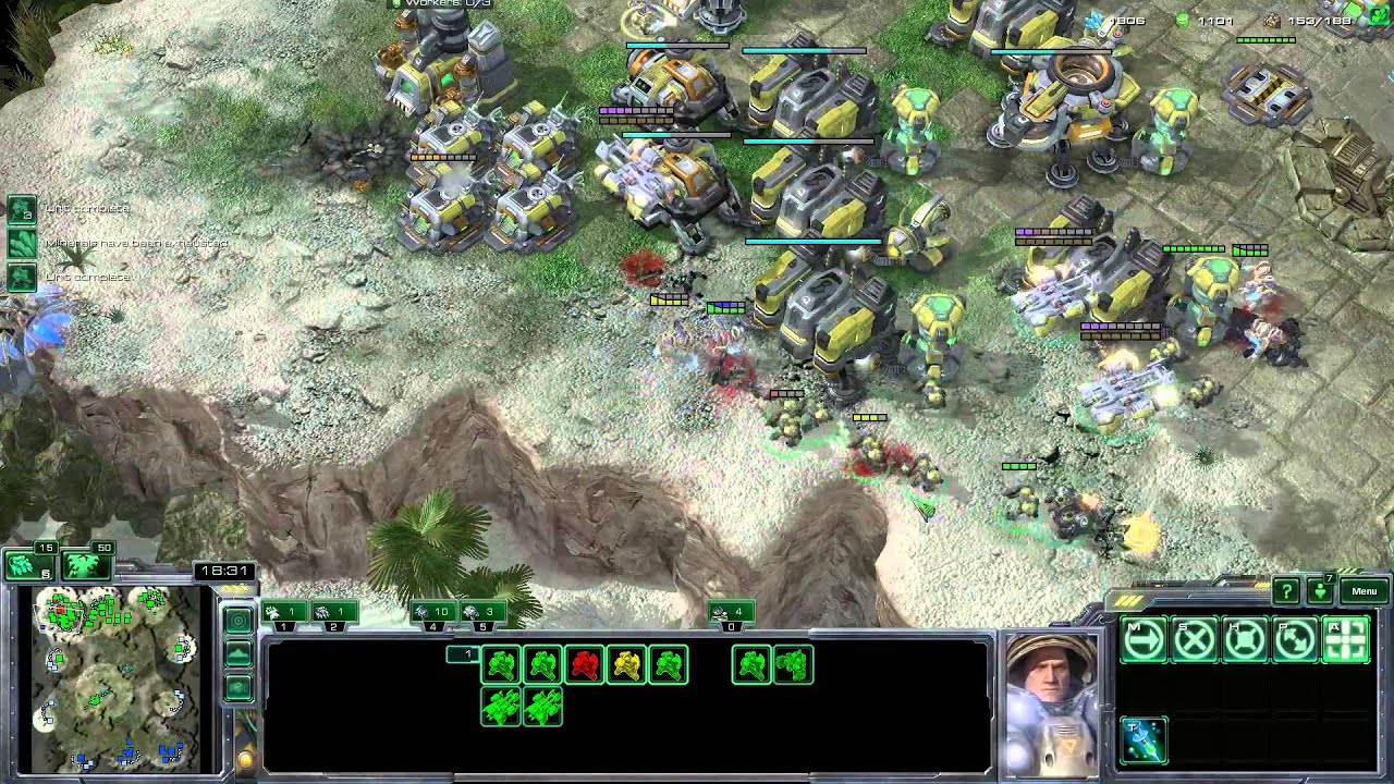 SC2 HotS - TvP - Macro game - Terran FPVOD - YouTube