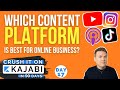 Which Content Platform is Best for Your Online Business? (Day 17 of 90) Crush it on Kajabi