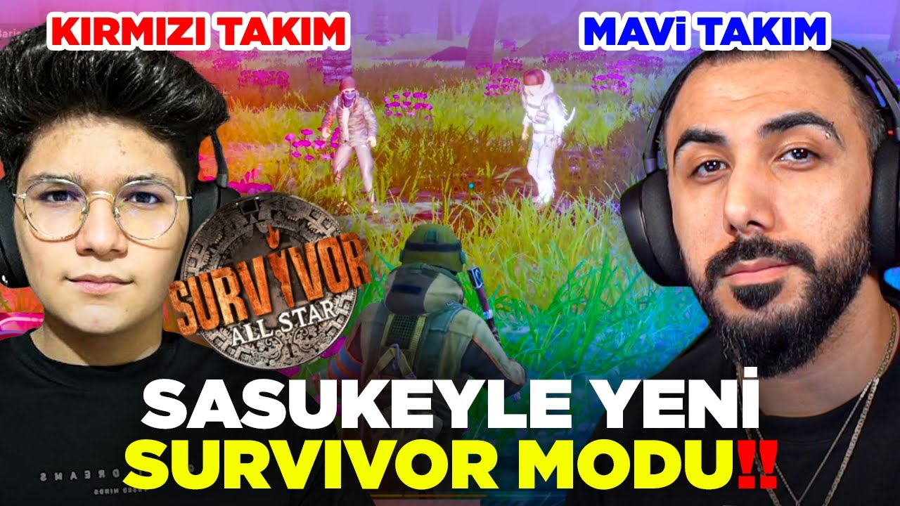 SASUKE İLE YENİ SURVIVOR MODU!! KÜÇÜCÜK ADADA HAYATTA KALMA CHALLENGE!! | PUBG MOBILE