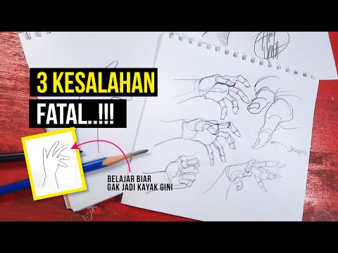 3 KESALAHAN PEMULA KETIKA MENGGAMBAR TANGAN