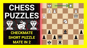 Chess Puzzles to Practice. Themes: Checkmate, Short puzzle, Mate in 2. Learn Chess